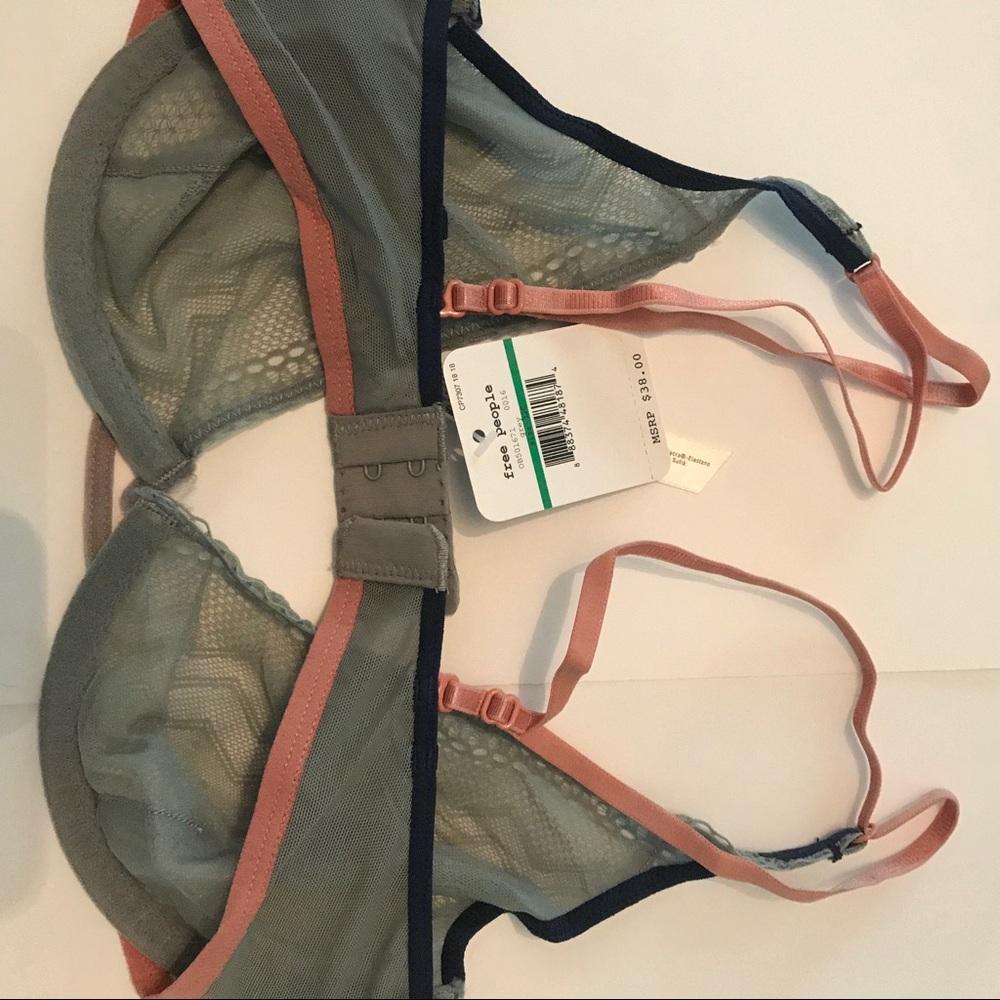 New Free People Bra, Grey - Picture 2 of 4